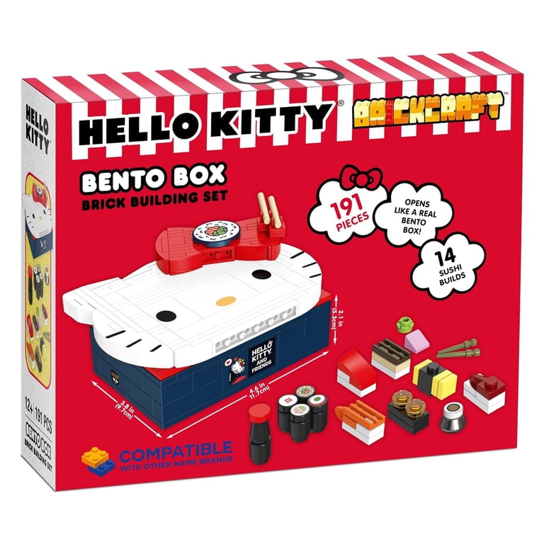 Hello Kitty & Friends Bento Box Building Block Set, 191 Pieces