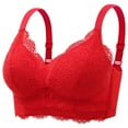 thumbnail image 2 of Patlollav Bras Womens Plus Size Solid Lace Lingerie Underwear Bralette Bras Comfortable Bra Sales or Clearance, 2 of 6