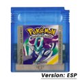 thumbnail image 3 of GBC Video Game Cartridge 16 Bit Games Card Blue Crystal Golden Green Red Silver Yellow USA/FRA/ITA/NOE/ESP Version, 3 of 5