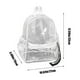 thumbnail image 3 of Mochila escolar transparente de PVC resistente al agua, ideal para estudiantes, viajes, playa y actividades al aire libre., 3 of 7