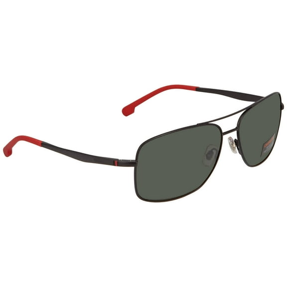 Carrera Green Rectangular Men's Sunglasses CARRERA 8040/S 0003/QT 60