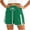 Green, variant on Womens High Waisted Shorts Athletic Running Shorts Workout Gym Quick Dry Flowy Shorts with Pockets Red,L