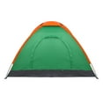 thumbnail image 2 of 2-Person Waterproof Camping Dome Tent for Outdoor Hiking Survival Orange & Green, 2 of 10