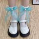 thumbnail image 5 of White 3 Jk Socks Jk Stocking Medias sueltas Calcetines Lolita Calcetín holgado hueco, 5 of 5