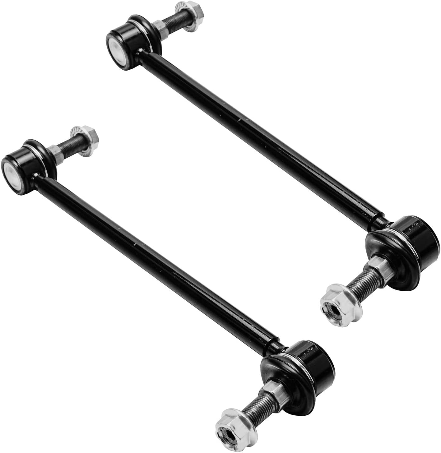 Detroit Axle - Front 8pc Control Arms Kit for 2004-2010 Toyota Sienna, 2 Lower Control Arms with Ball Joints 4 Tie Rods 2 Sway Bar Links 2005 2006 2007 2008 2009 Replacement