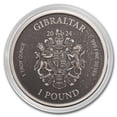 thumbnail image 4 of 2024 Gibraltar 1 oz Silver Lady Justice Antique, 4 of 4