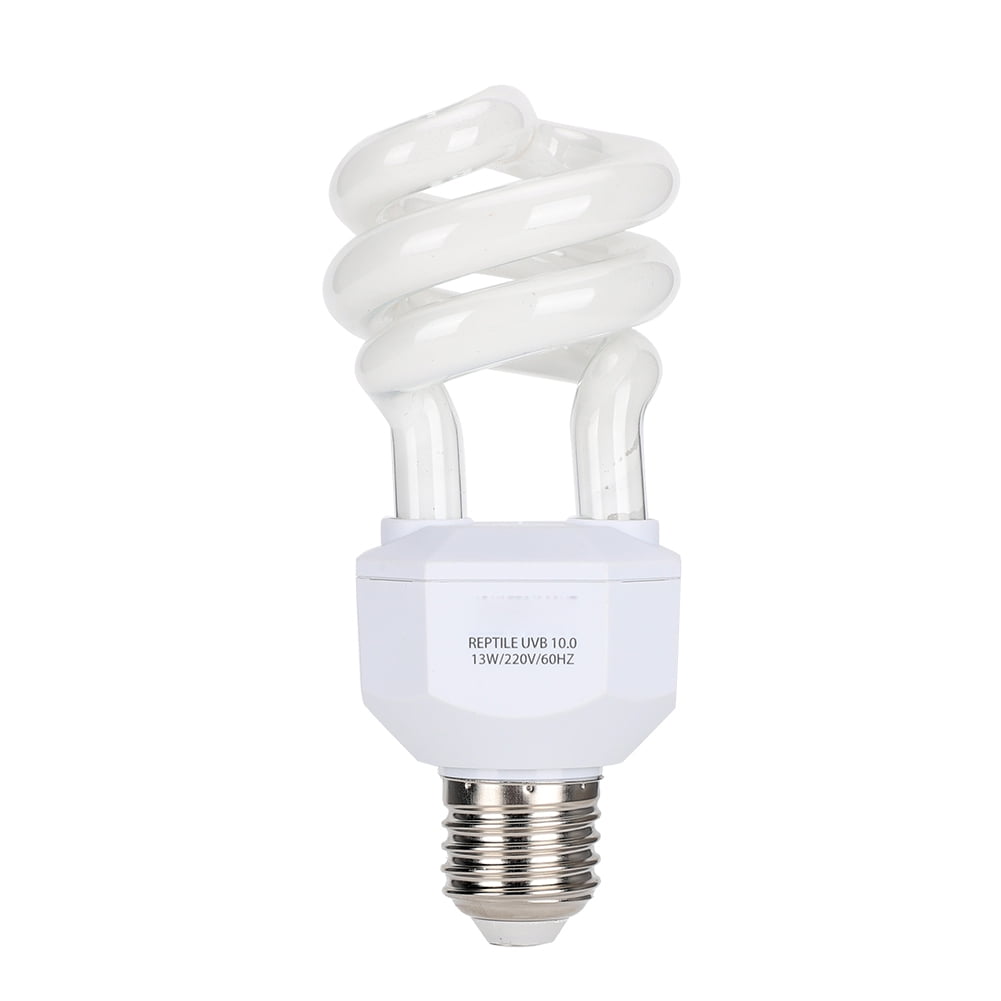 26W UVB Bulb For Reptiles - 10.0 Desert UVB UVA Light - Compact Fluorescent Lamp For Bearded Dragons