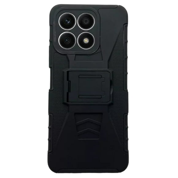 Funda Uso Rudo Clip 360 Para Honor X8A Más 2 Micas De Cristal