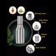 thumbnail image 4 of Botella dispensadora de aceite de oliva Vertedor de aceite Botellas dispensadoras de acero inoxidable Oliva 1000ml, 4 of 9
