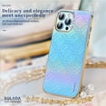 thumbnail image 6 of Dteck for iPhone 13 Pro 6.1" 2021 Lightweight Case, Premium Luxury PU Leather Anti-Drop Heavy Duty Full Body Protective Case for iPhone 13 Pro Ladies Girls Women, Blue, 6 of 9