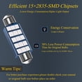 thumbnail image 4 of Bombillas LED GKmow 578 6500K 400LM 41-42mm Azul Paquete de 4, 4 of 9