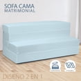 thumbnail image 3 of Sofá Cama Portátil Onof SCI-N Plegable 2 en 1 Matrimonial, 3 of 4