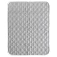 thumbnail image 2 of Pet Cooling Mat for Dogs and Cats, Semi-Gloss Polyester Diamond Quilted Cooling Mat for Dogs for Summer Heat Relief, Breathable Sleeping Mat Dog Bed (Gray), 2 of 9