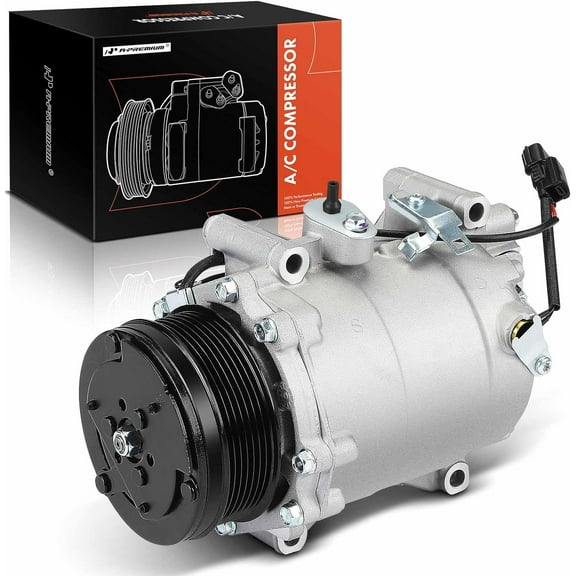 A-Premium Air Conditioner AC Compressor with Clutch Compatible with Honda CR-V 2.4L 2015-2016, Acura ILX 2.4L 2016-2018