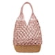 thumbnail image 1 of Bolsa de paja de Embrague Zulema Bolsa de playa de verano de tejido Rosado, 1 of 7