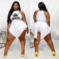 thumbnail image 2 of HOTGIRL Womens Plus Size Jumpsuits Rompers Casual Outfit Shorts Skirts for Club Party Beach, 2 of 3