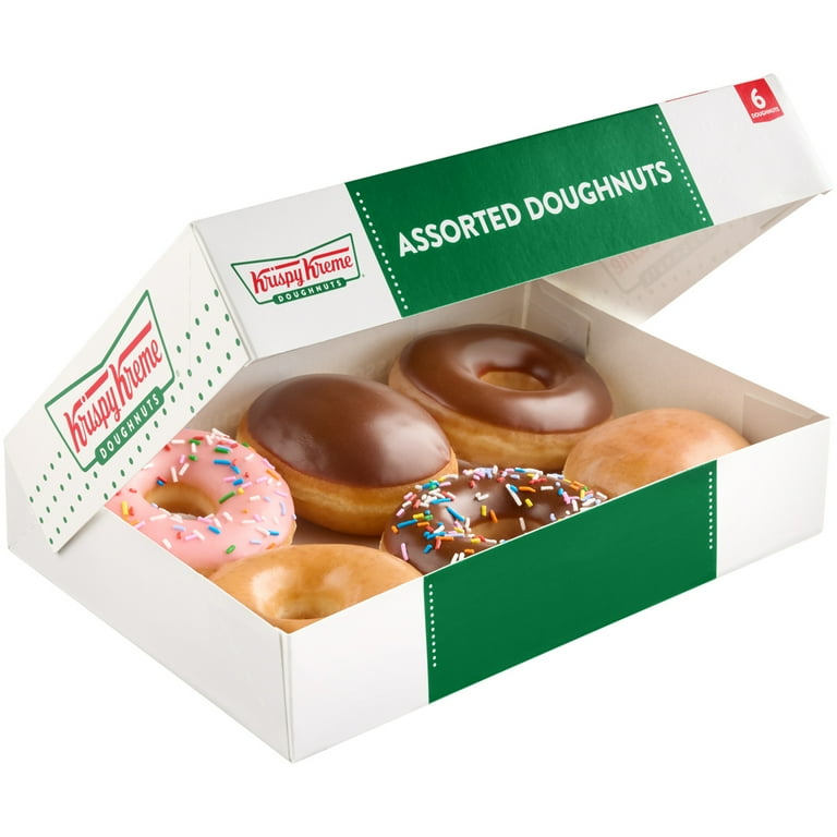 Krispy Kreme Assorted Doughnuts, 9.9 oz, 6 Count