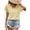 Apricot, variant on Eytino T Shirts for Women Textured Tops V Neck Cap Short Sleeve Summer Tops Dressy Casual Loose Fit Basic Workout Tee Shirts Blouses Beige S-2XL