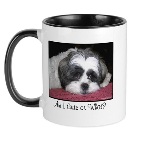 

CafePress - Cute Shih Tzu Dog Mug - Ceramic Coffee Tea Novelty Mug Cup 11 oz