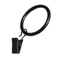 thumbnail image 1 of jesticaly 10 Pcs Rustproof Curtain Rings Home Decoration Shower Curtain Rings Clamps Drapery Clips Bath Curtain Rod Clips Window Accessoy Black 3.5mm*25mm 1Set, 1 of 6