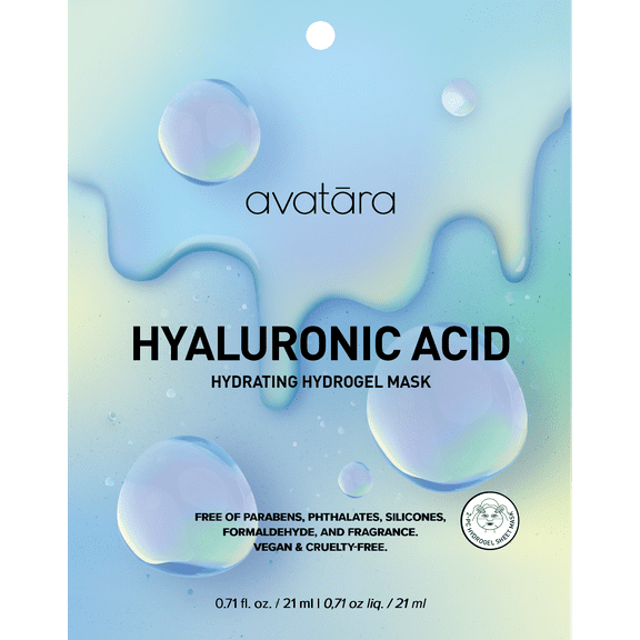 Avatara Hyaluronic Acid Hydrating Hydrogel Sheet Mask for All Skin Types