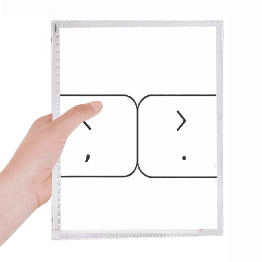 Keyboard Symbol Brackets Notebook Loose Diary Refillable Journal