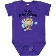 thumbnail image 3 of Inktastic I'm the Little Cousin-monkey-blu Boys Baby Bodysuit, 3 of 5