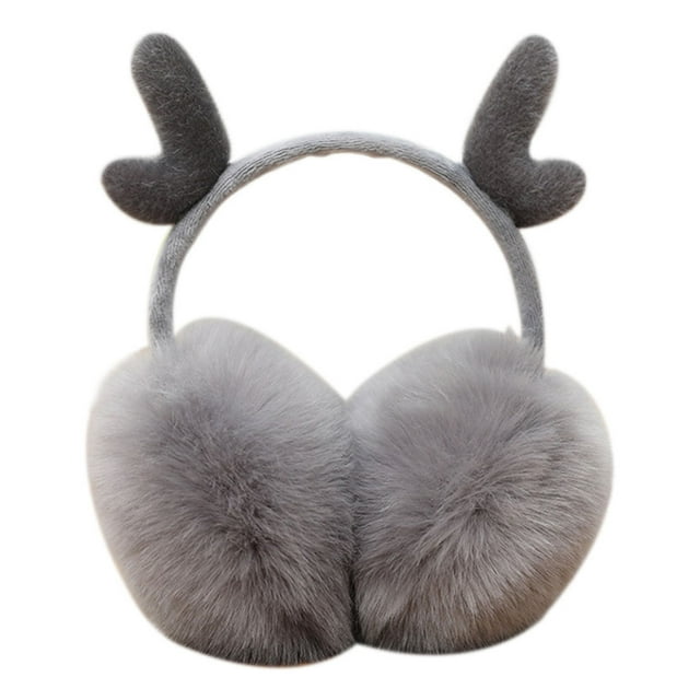 Maoww Cache-Oreilles Chauds pour Femmes et Filles, Mignons, en Peluche, Élastiques, pour l'Extérieur en Hiver, Cache-Oreilles à Rabats, Chauffe-Oreilles Confortables