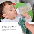 thumbnail image 5 of SOPOTUTU Handle Silicone Cleaning Brush in Green for Bottles, Cups, and Kitchenware Thorough Deep Cleaning, 5 of 5