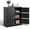 Black, variant on Metal Locker Storage Cabinet with 6 Door, Storage Lockers for Employee, Black Steel Employee Lockers with Lock, Office Gym Storage Locker for School Restaurant Home, Assembly Require