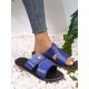 thumbnail image 2 of opean And American New Style Women's Summer Flat Sandals With Large Flower Buckle For Plus Size, 2 of 4