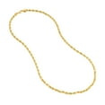 thumbnail image 3 of 10K Yellow Gold 30" 4.40mm D/C Rope Chain Necklace w/ Lobster Lock - Women, 3 of 4