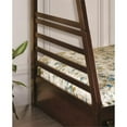 thumbnail image 4 of Bowery Hill Wood Twin over Full Storage Bunk Bed in Dark Walnut, 4 of 5