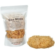 Premium Raw Sea Moss – Wildcrafted from St. Lucia, Sun-Dried, 100% Natural, Non-GMO, 8oz