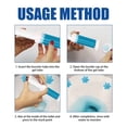 thumbnail image 4 of Toilet Bowl Gel Sticker Cleaners – 3 Pack Flower Gel Prints for Continuous Cleaning, Odor & Stain Prevention, 4 of 10