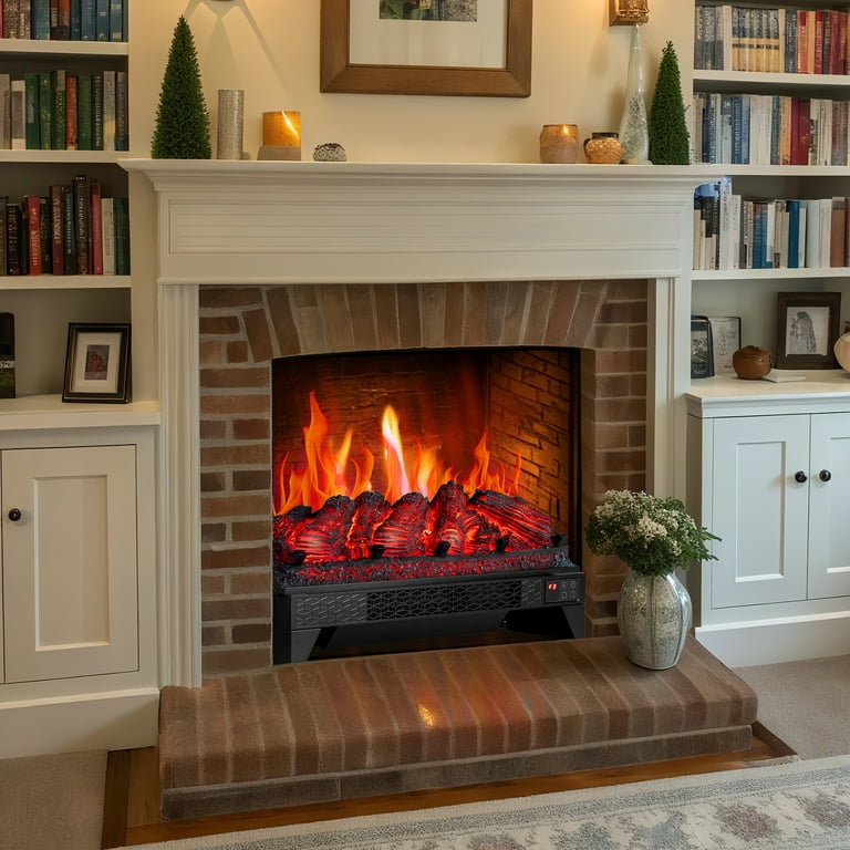 Zimtown 23'' Electric Fireplace Insert w/Remote & WiFi Control