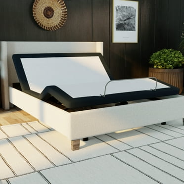 SWQQWEI King Bed Frame for Adjustable Base,Zero Gravity Electric Bed with Wireless Remote, Head and Foot Incline,Easy Assembly