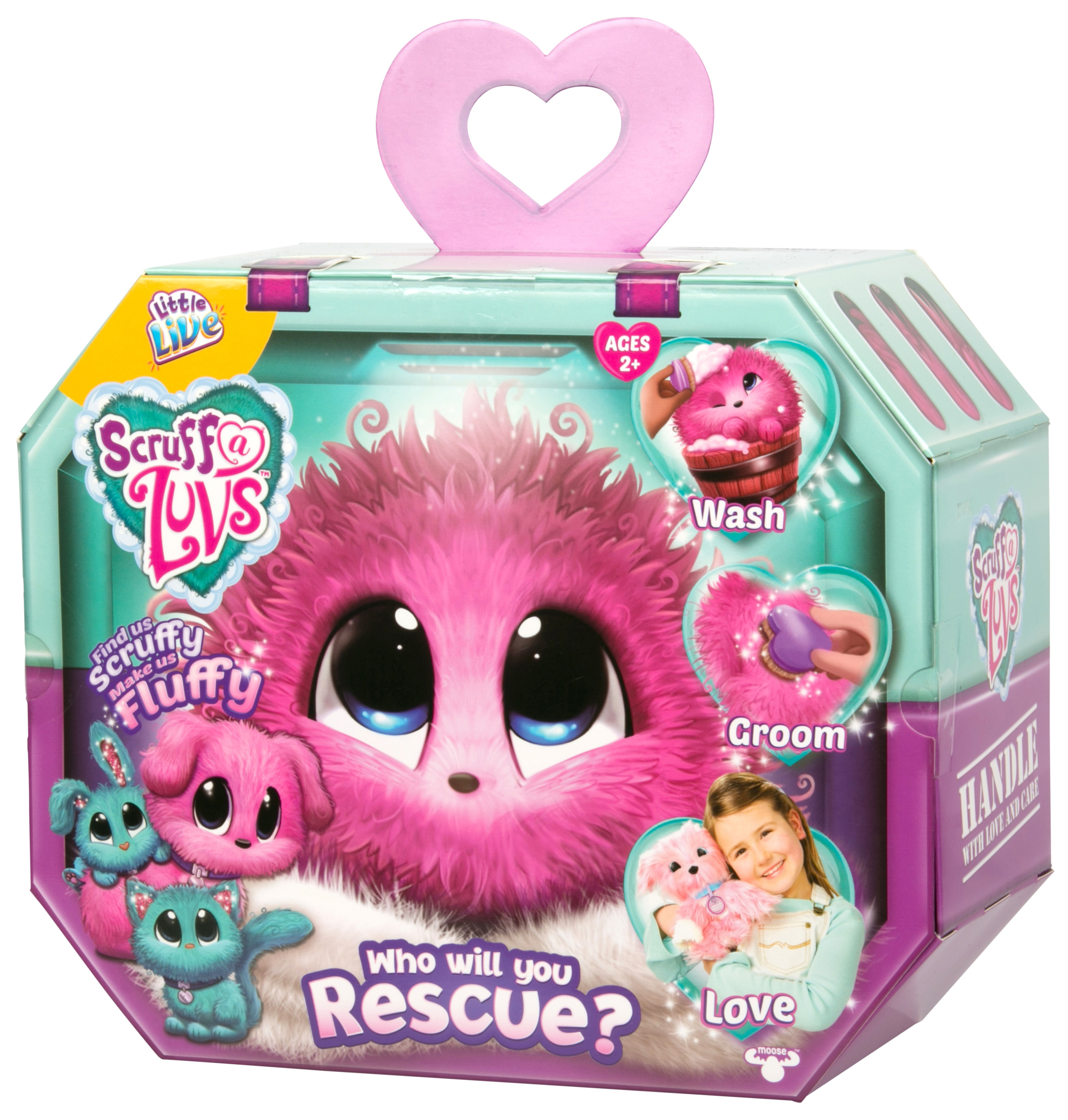 Little Live Scruff-a-Luvs™ Plush Mystery Rescue Pet, Pink - image 3 of 16