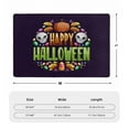 thumbnail image 4 of XMXT Indoor Area Rug Mat, Halloween Skeleton Illustration Non-Slip Polyester Bedroom Rugs for Living Room Home Decor, 36 x 24 inches, 4 of 9