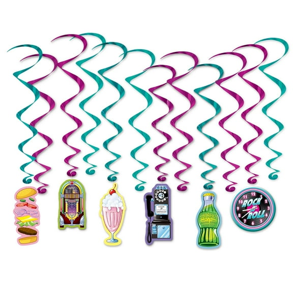 72 Pack Beistle Soda Shop Party Whirls