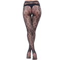 thumbnail image 4 of iHPH7 Womens Pantyhose Lace Pantyhose High Waisted Pantyhose Stockings for Women Tights for Women Womens Nylons Pantyhose Lace Fishnets A One Size, 4 of 4