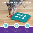 thumbnail image 6 of Outward Hound by Nina Ottosson Dog Casino Treat Puzzle Enrichment Toy, Level 3 Advanced, Turquoise, 6 of 9