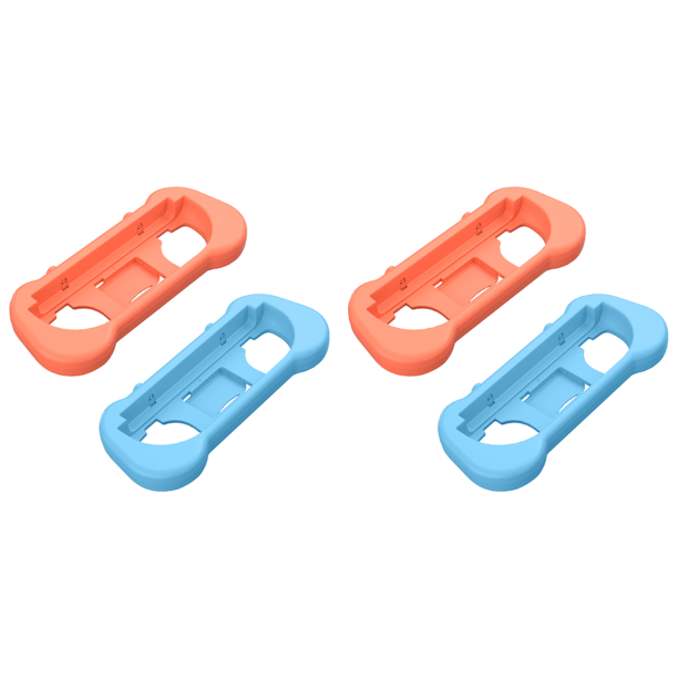 2pcs agarres manuales para 2 Joy-Con Controller Backet () Blue Orange