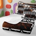 thumbnail image 4 of Erosebridal Cow Print Twin Quilt Set,Western Cowhide Twin Coverlet Set,2pcs,1 Bedspread and 1 Pillowcase, 4 of 7