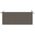 thumbnail image 5 of vidaXL Garden Bench with Cushion 120 cm Bamboo, 5 of 5