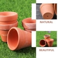 thumbnail image 2 of 20pcs Terracotta Plant Pots Mini Flower Pots Terracotta Flower Pots Garden Pots Small Terracotta Pots Bulk Tiny Terracotta Flower Pots, 2 of 9