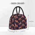 thumbnail image 2 of Fotbe Leopard Print Bolsa de Almuerzo con Estampado, Lonchera Aislada, Contenedor de Comida Reutilizable Tipo Cooler a Prueba de Fugas, 2 of 6