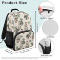 thumbnail image 7 of KEIAHUAN Western Horse Blue Bow Boys School Backpack, Polyester School Bag, Large Capacity 17 Inch Student Backpack Fits 14 Inch Laptop, Classified Storage Daypack for Girls Kids Daily School Use, 7 of 7