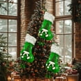 thumbnail image 5 of Xuniizn Christmas Stockings Bulk, Assorted Festive Xmas Stockings for Fireplace Mantel Decor, Traditional Holiday Ornaments, Christmas Decorations for Home, 100%Polyester, 5 of 6
