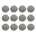 thumbnail image 1 of Unique Bargains 12 Pcs Wicker Rattan Balls 1.6 Inch Rattan Decorative Balls for Vase Fillers Home Decor Gray, 1 of 5